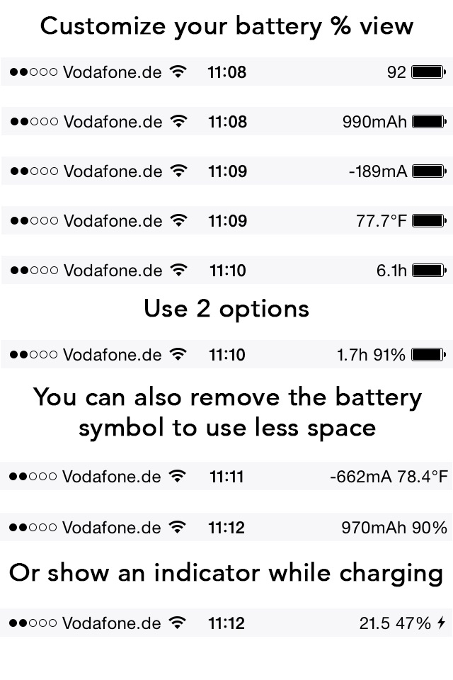 battery status bar ios 9 tweak