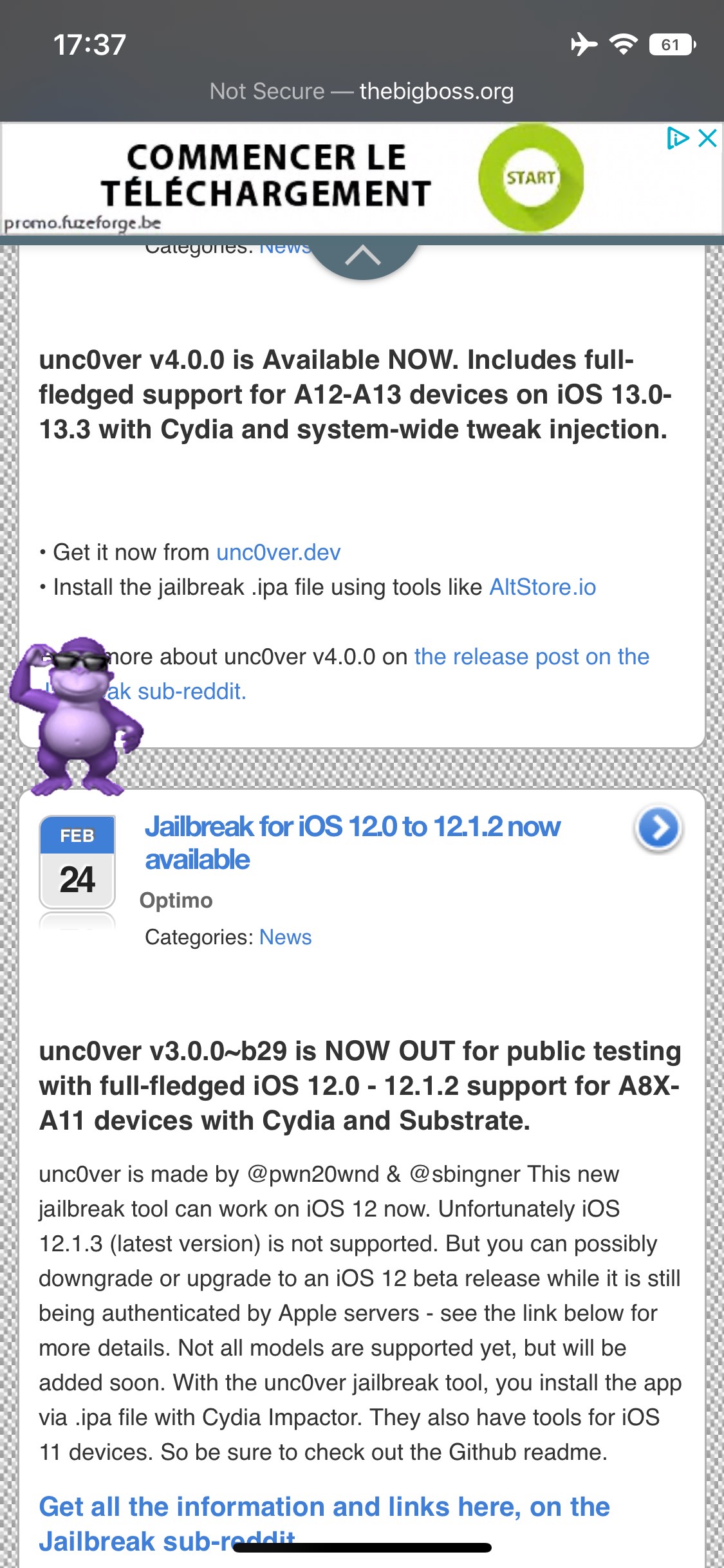 Upcoming] Bonzi Buddy for iOS  An actually functional bonzi buddy ( first  tweak ) : r/jailbreak