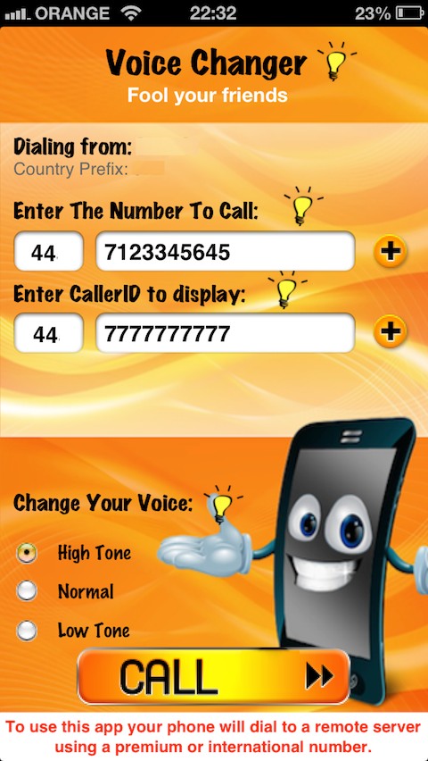 live call voice changer