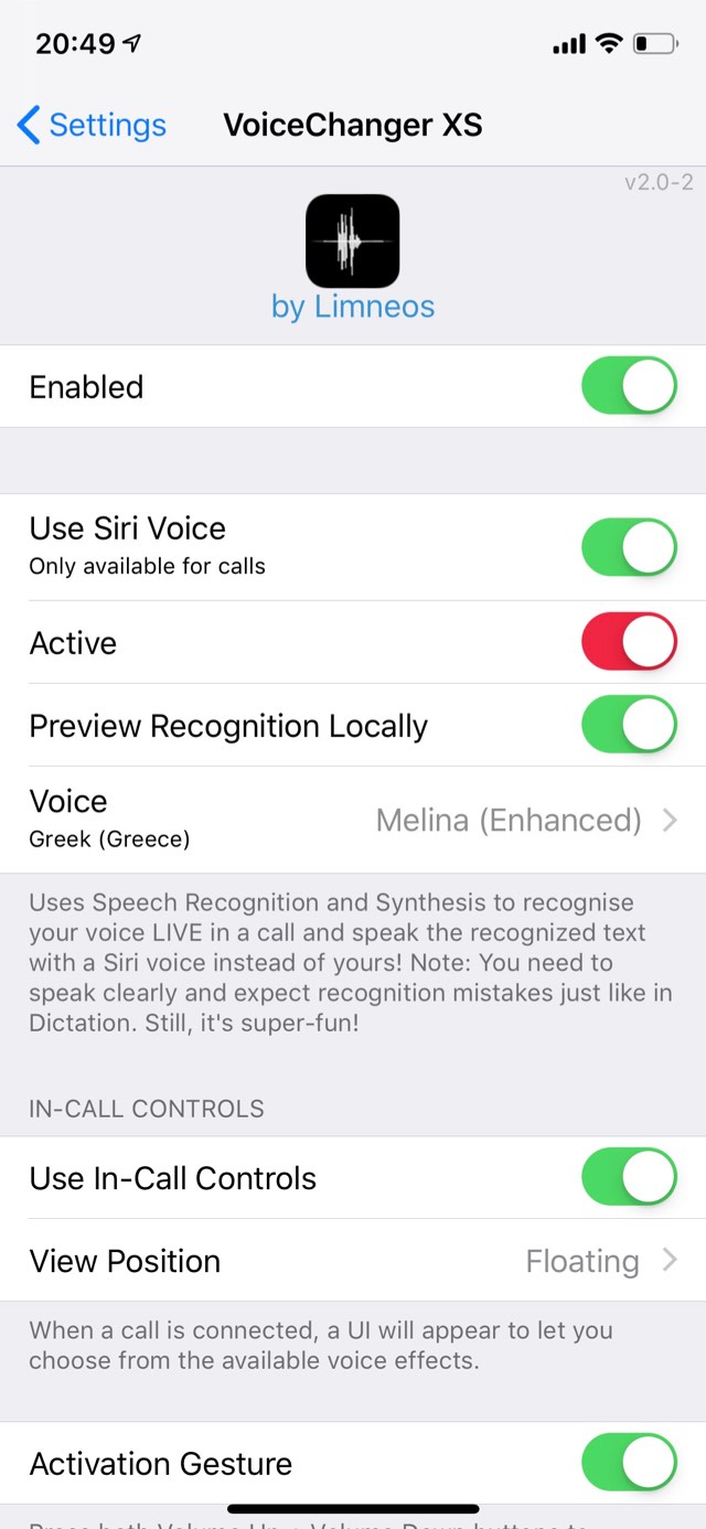 change siri voice cydia