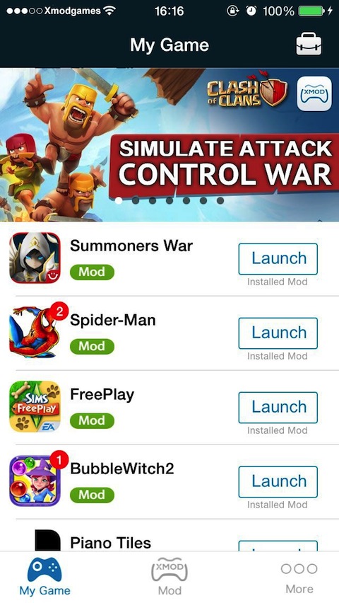 comment avoir xmodgames